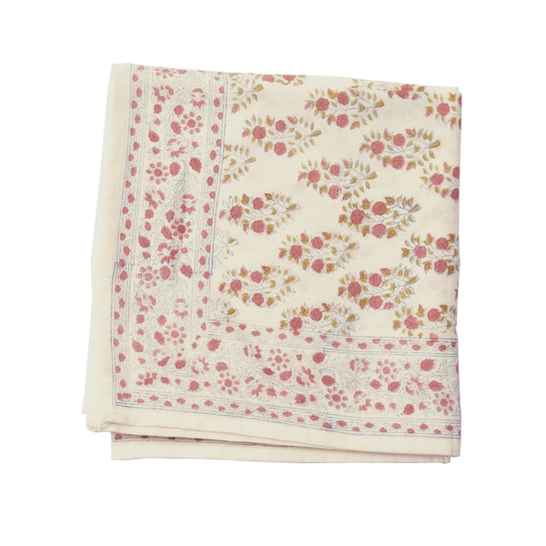 Foulard Indien Primerose Rosée