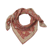 Foulard Indien Miraj Burgundi